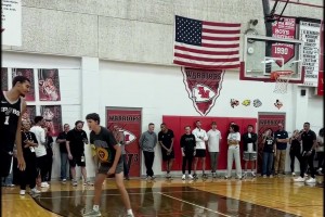 当野球场上出现一个NBA球员！